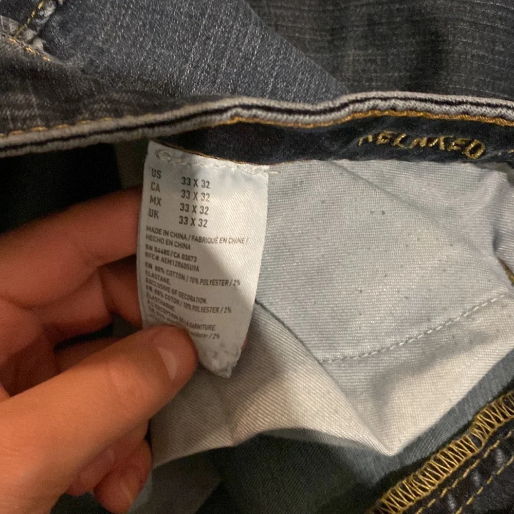 American eagles men’s jeans 33x32 - Picture 4 of 6